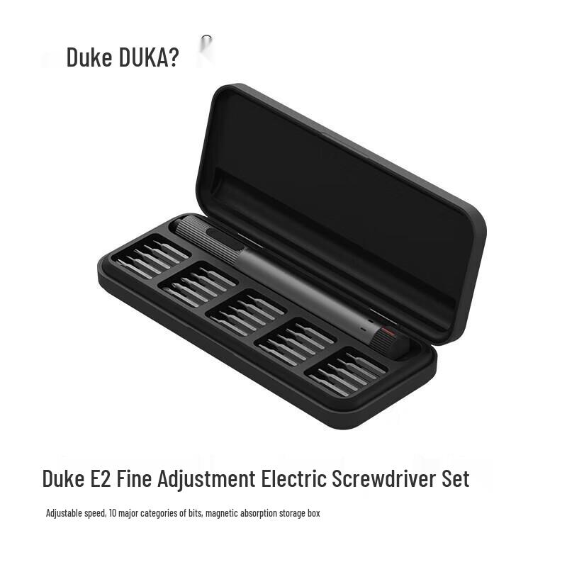 

Duke E2 Cordless Electric Precision Screwdriver Set CN plug (adapter included)