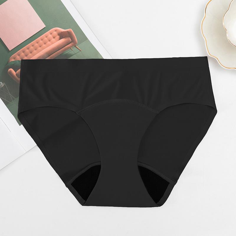 Women s 4-Layer Absorbent Cotton Period Panties Leak Proof Menstrual Underwear with Seamless Comfort Design