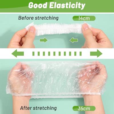 Transparent Disposable Plastic Bowl Lids Durable, Flexible, and Adjustable Plastic Food Lids Suitable for Kitchens Refrigerators