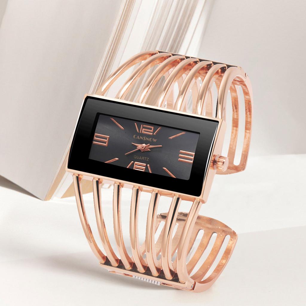 

Розкішний модний кварцовий годинник з квадратним циферблатом і браслетом з унікальним дизайном