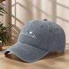 Heartbeat Red Wine Glass Printed Baseball Cap Classic Washed Retro Hat Lightweight Soft Sweat-Absorbent  Peaked Cap