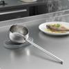 Oil Pouring Ladle HeatResistant Stainless Steel RustResistant Long Handle Soup Spoon