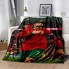 Cristiano Ronaldo 108 Blanket Soft Warm Cozy Suitable for Bed Livingroom Bedding Four Seasons Multipurpose Stylish Decor