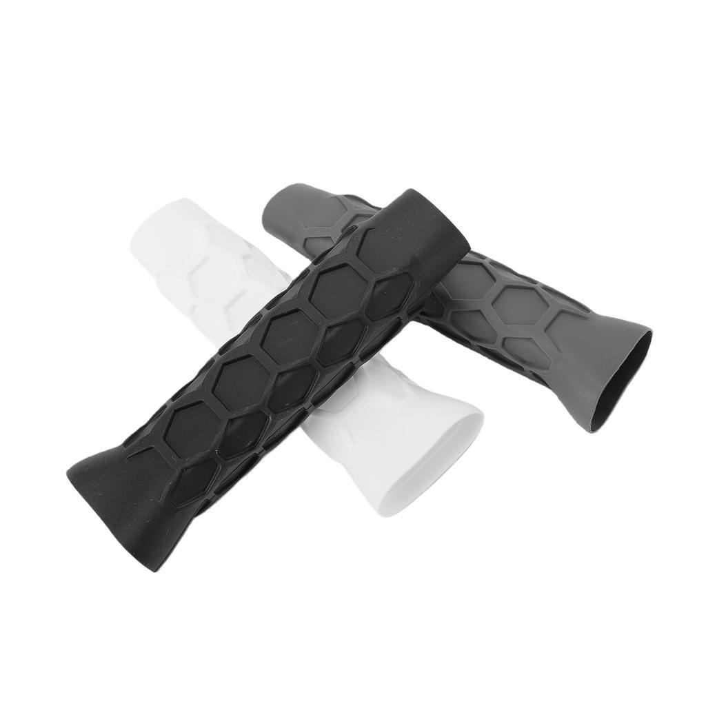 3 stuks Siliconen Paddel Grip Sport Racket Grip Covers Verbeteren Gripkracht Verminderen Vibratie Anti-Zweet Zwart Wit Diep