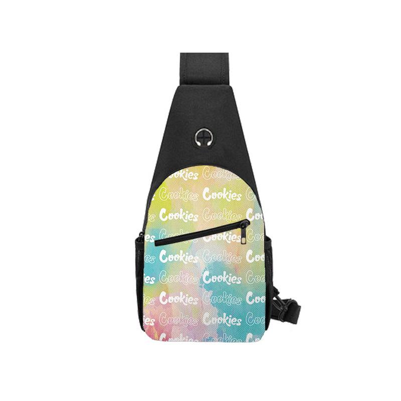 Cook Men'S Crossbody Bag Breast Bag Simple Luggage Oxford Cloth Fashion Waterproof Shoulder Backpack Tide Ins