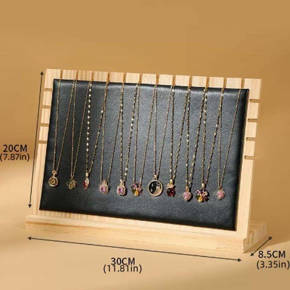 Necklace Holder Pendant Necklace Bracelet Solid Wooden Jewelry Organizers  Shop Decor