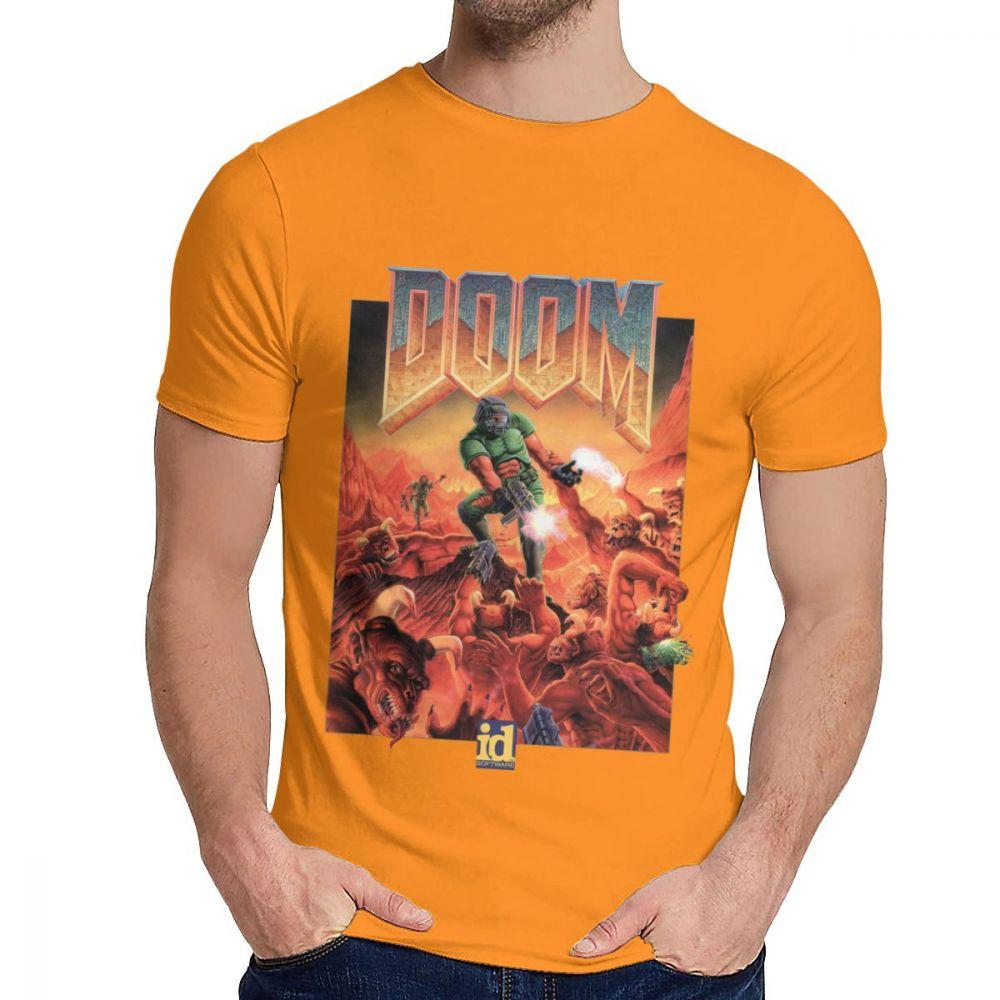 Picture Custom Doom Ii Hell On Earth 1994 T Shirt For Male Summer Cool Man 100