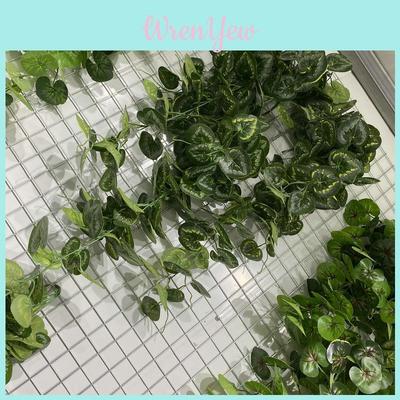 Artificial Hanging Plants Faux Greenery Vines Indoor Wall Decor For Living Room Home Office
