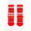 Christmas Stocking Cartoon Mid-Calf Socks: Absorbent, Breathable Cotton Socks for Men & Women – Thickened Terry Trendy Design.