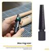 AEE4-Jewelry Wax Ring Sizer Carving Tool Kit Ring Wax Making Mold Kit Jewelry Wax Tube Jewelers Wax Saw Frame Wax File Ring