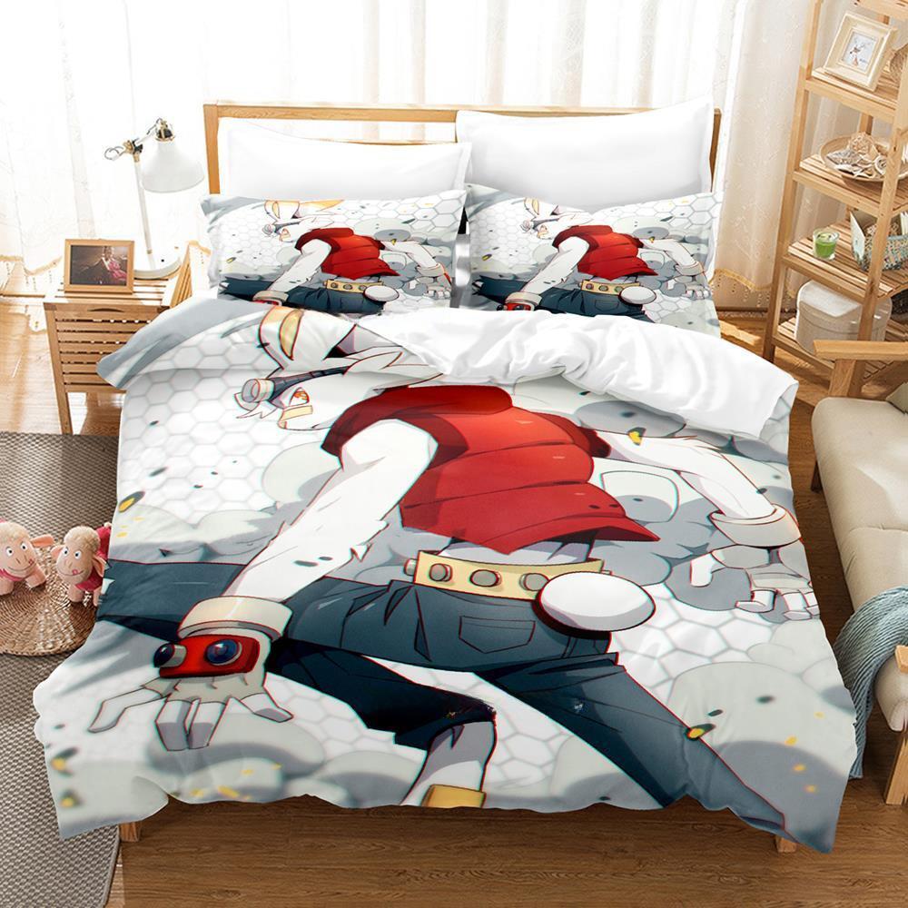 Fashion 3d Print Summer Wars King Kazma Bedding Set Cartoon Anime Three-piece Set Adult Kid Bedroom Duvetcover Sets Home Textile