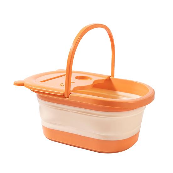 Folding Foot Bath Basin Space-saving Foot Relaxation Tub Massage Foot