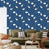 Space Rockets and Hearts Wallpaper for Living Room and Bedroom 50x1000