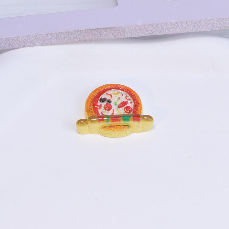 Miniature Food Toys: Resin Bread & Donut Fridge Magnets and Hair Clips