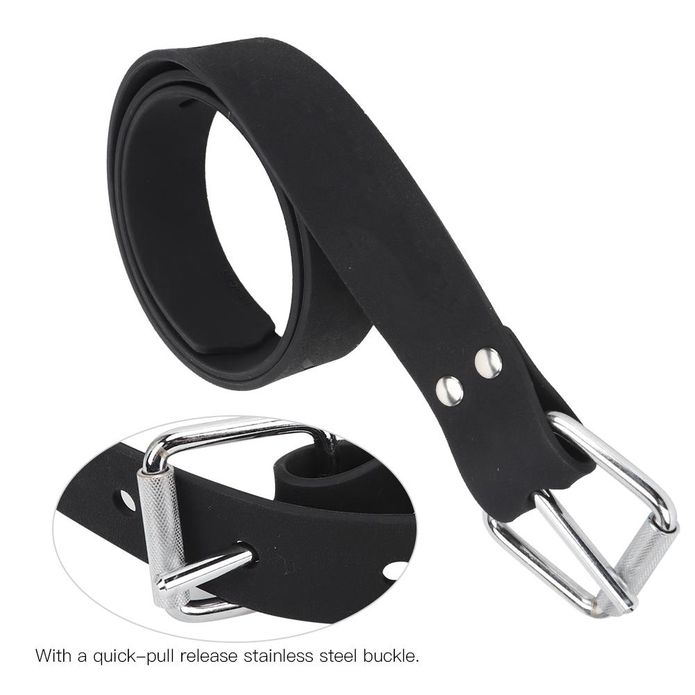 Silikon Tauchbleigürtel mit Schnellverschluss Stahlschnalle für Freitauchen Unterwasser Scuba