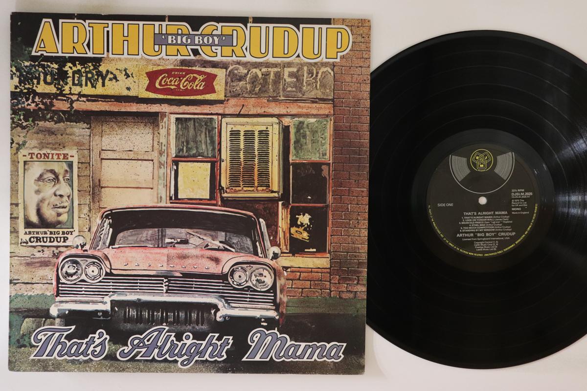 

LP Record ARTHUR BIG BOY CRUDUP - That s Alright Mama DJSLM2025 DJM 1976 UK Blues Used