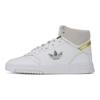Adidas Originals Drop Step Xlt Synthetic Leather Wrap Anti-Slip Balance High-Top Skate Shoes Women Skate Shoes White Yellow FX9811