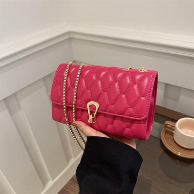 Bags Niche New Crossbody Women's Bag Genuine Leather Popular Autumn and Winter High-value Small Fragrance Style Light Luxury Small Bag Women