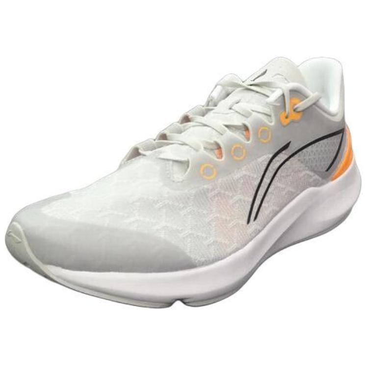 Li Ning Sports Life Collection Mesh Slip Resistant Abrasion Resistant Low Top Running Shoes Men's Gray AGLU235-3