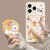 Applicable to iPhone17 puppy doll magnetic suction 16promax bracket 15 Apple 14 cartoon 13 new mobile phone case