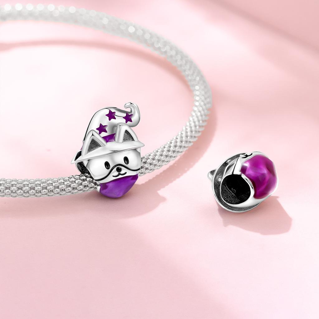 Kupferkleber Zauberhut Welpenperlen Rotes Herz Rose Geeignet für DIY Geburtstagsfeier Geschenk Schmuck Armband Zubehör