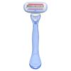 Barom Mall Women's 5-Blade Anti-Scratch Razor Long Blue Head 5.5 X 13.8 Cm + Blade Set 1 Pcs