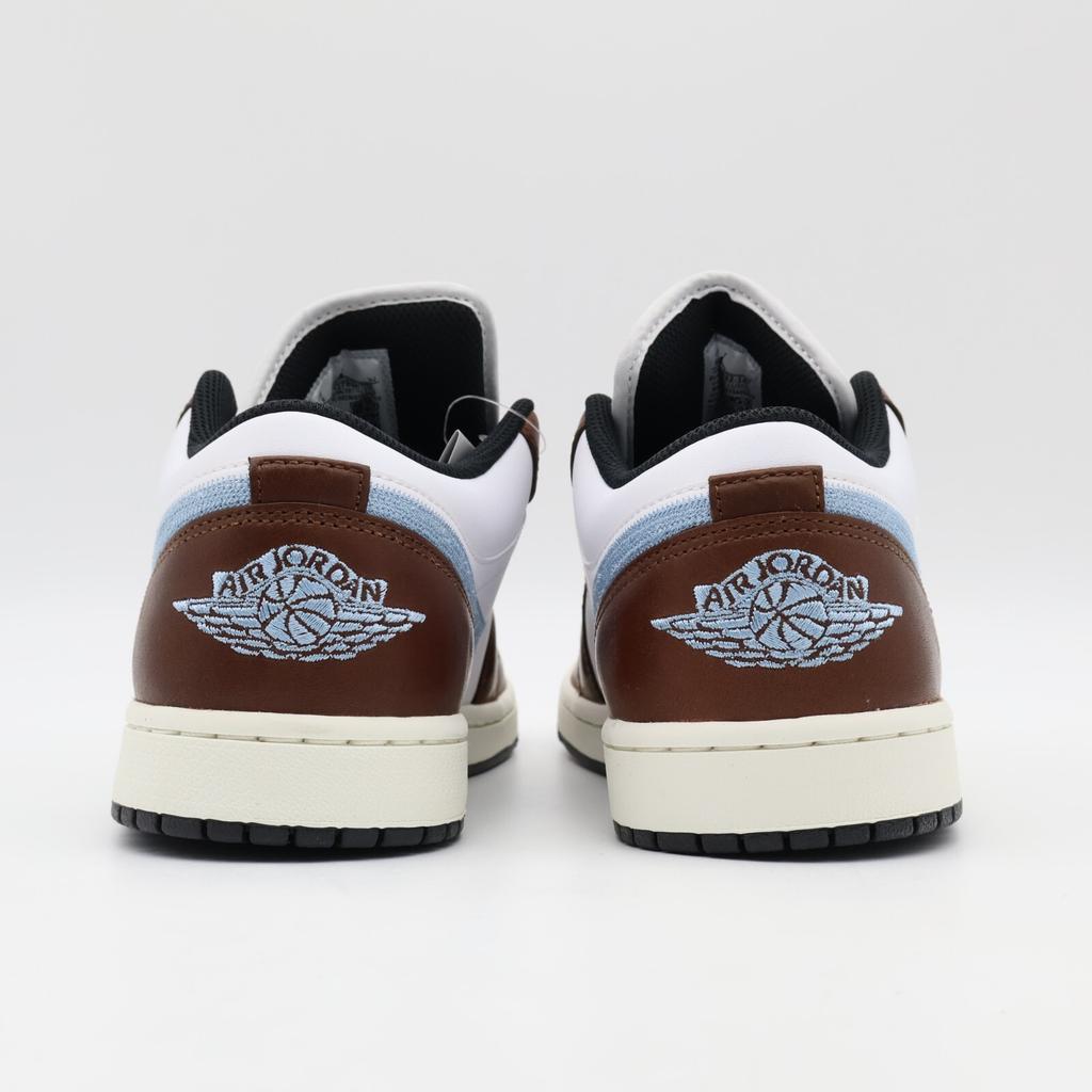FQ7832-142 Nike Air Jordan 1 Low SE White Black Sail Blue Grey (Men's)
