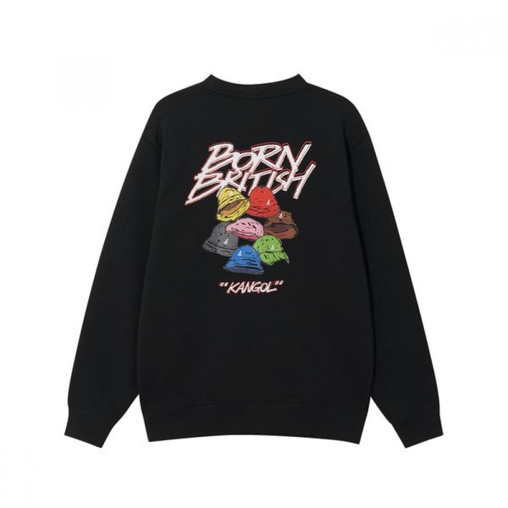 KANGOL Semi Overfit Sweatshirt 1790 Black