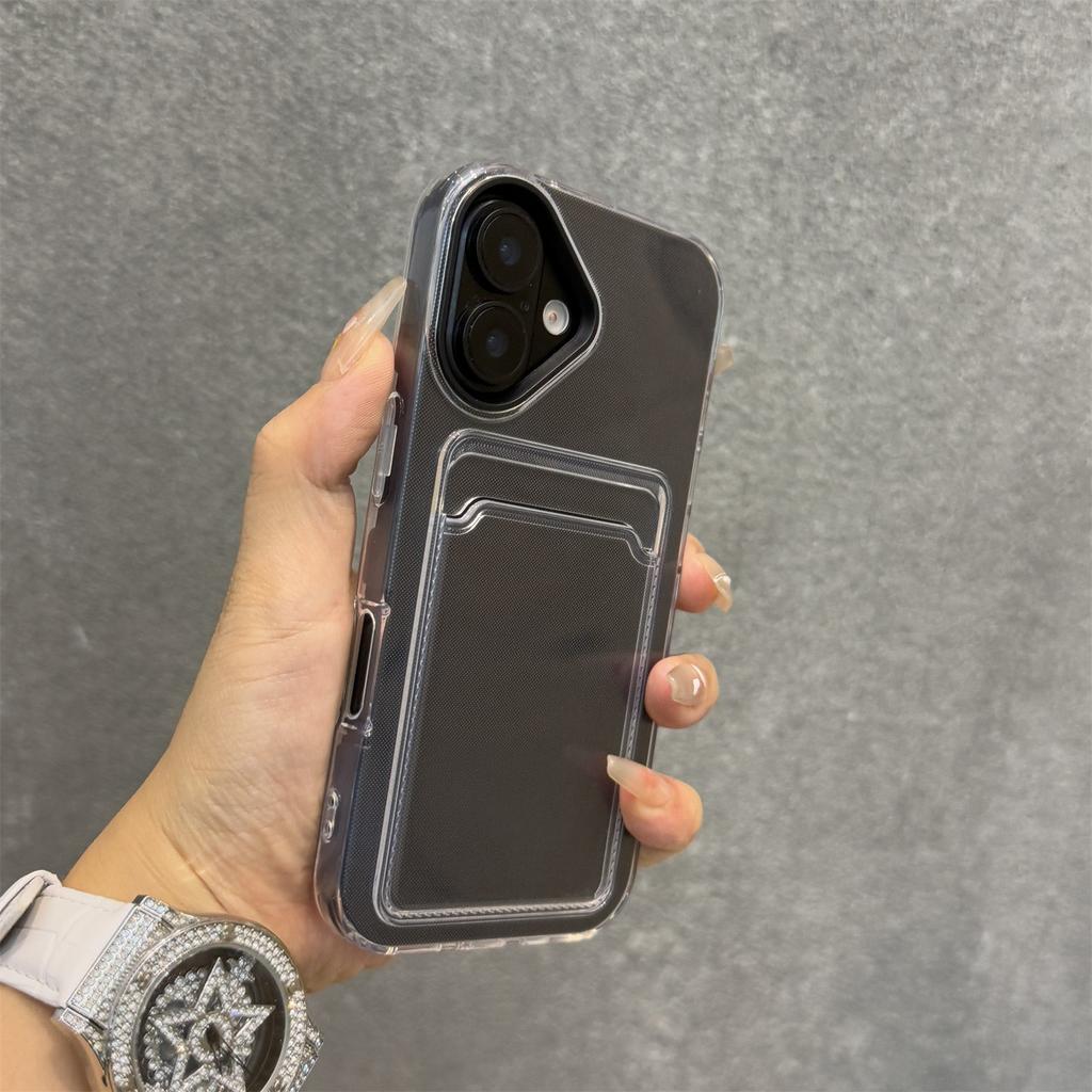 17pro Max Card Photo Insert Slot Wallet Soft Candy Color Phone Case for For Iphone 17 16 1 14 13 12 Pro Max 17Air Shockproof Cover