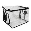 Foldable Book Box Student Dormitory Classroom Book Organizer Transparent Waterproof Household Book Organizing Storage Box