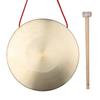 Címbalos de Gongo de Mão de 22cm Latão Cobre Capela Ópera Instrumentos de Percussão com Martelo de Toque Redondo