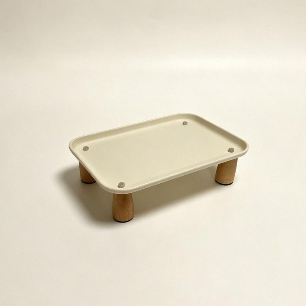 Spill Tray Elevated Pet Feeder Removable Tray Cat Bowl Stand Raised Cat Food Table Pet Feeding