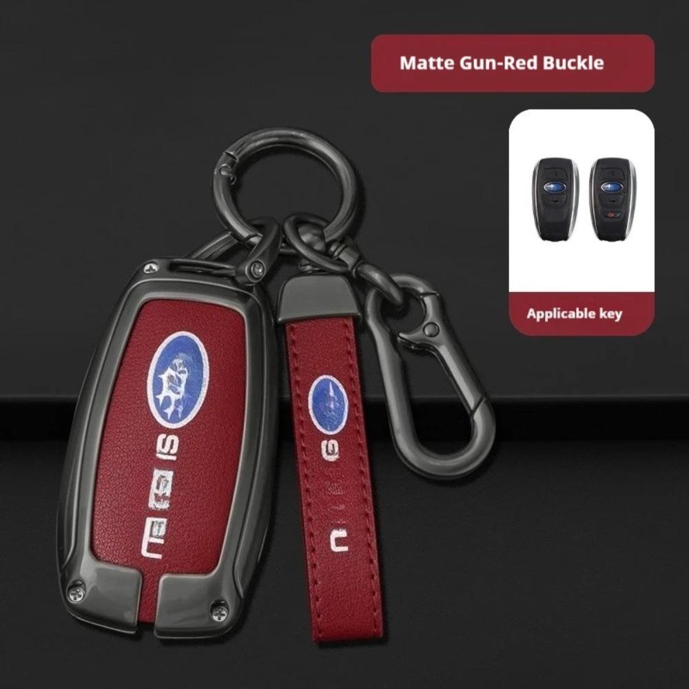 

For Subaru STI Brz Wrx Xv Ascent Forester Outback Impreza Legacy Car Zinc Alloy Key Case Bag Car Metal Key Shell Auto Accessorie