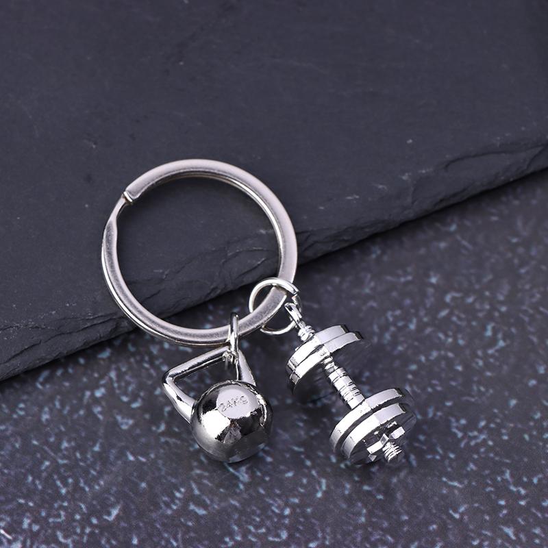 

Мини Металлический Брелок-Гантель Для Мужчины Двойная Гантель Промо Для Спортзала Маленький Подарок Мобильный Рюкзак Подвесные Аксессуары Брелок серебряный