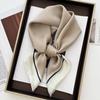 1Pc 70*70Cm Square Scarf Women Luxury Beach Scarf Fashion Lady Hair Head Bandana Wraps Female Neckerchief Hijab Shawl