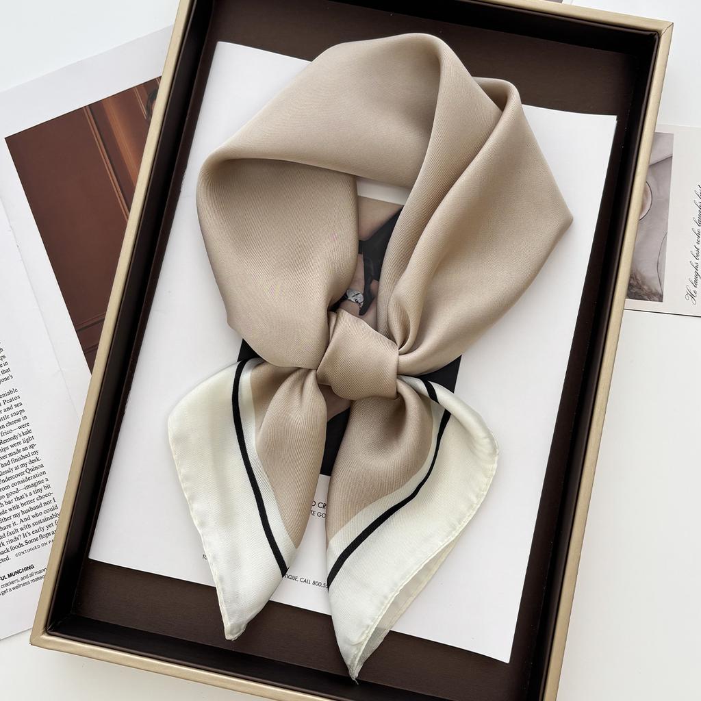 1Pc 70*70Cm Square Scarf Women Luxury Beach Scarf Fashion Lady Hair Head Bandana Wraps Female Neckerchief Hijab Shawl