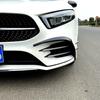 Golssy Black Front Bumper Air Vent CoverFor Mercedes-Benz A-Class W177 A200 A220 A250 2019-2025 Intake Frame Spoiler Splitter