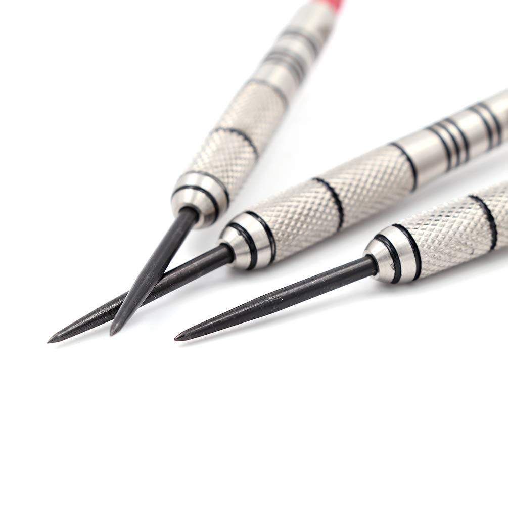 CUESOUL Tungsten Steel Tip Darts- Precise Barrels 26 Grams 90% Tungsten with Luxury Case(CSTSSTD011-26L)