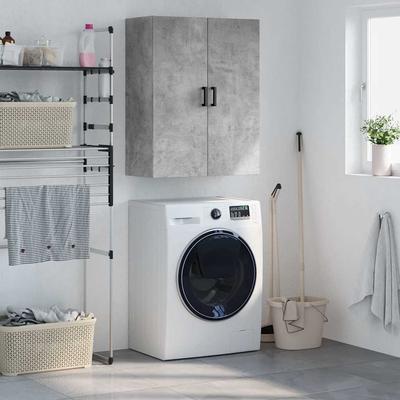 Vidaxl Wall Cabinet, Concrete Grey, 69.5X34X90 Cm