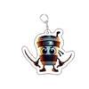 Funny Italian Brainrot Keychains Sigma Skibidi Rizz Cat Meme Ring Pendant For Bag Accessories Jewelry Fans Gift Photo Decoration