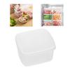 Meat Container for Refrigerator Bacon Keeper Clear Fridge Meat Storage Containers Sealed Storage Box