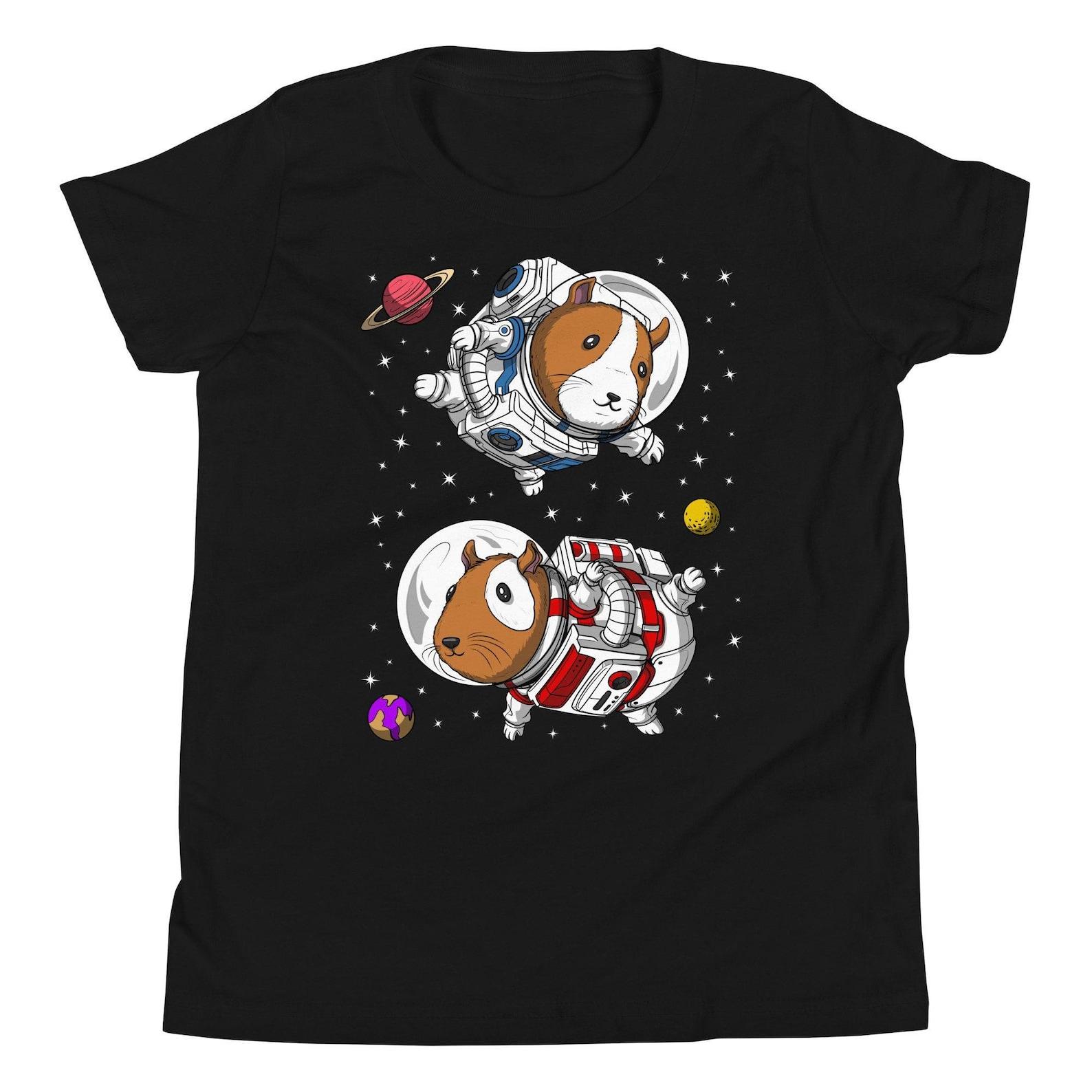 Space Guinea Pig T-Shirt: Astronaut Guinea Pig Tee 100