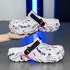 Summertime Men Aqua Shoes Slide Shoes Eva Men Outside Water Clogs Male Beach Footwear Stylish Water Shoes Luxury Sandal Shoes Comfort Home