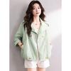 D.F.DEAR Women's Elegant Lapel Casual Jacket