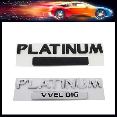 3D Auto Styling PLATINUM VVEL DIG für Auto Motorhaube Kotflügel Kofferraum Heckklappe Namensschild Aufkleber Emblem Plakette Aufkleber