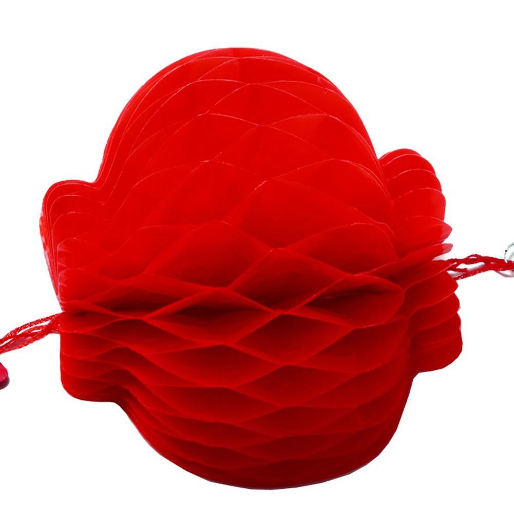 20pcs Traditional Chinese Red Paper Lantern For 2025 Chinese New Year Decoration Hang Waterproof Festival Lanterns One-Time Use