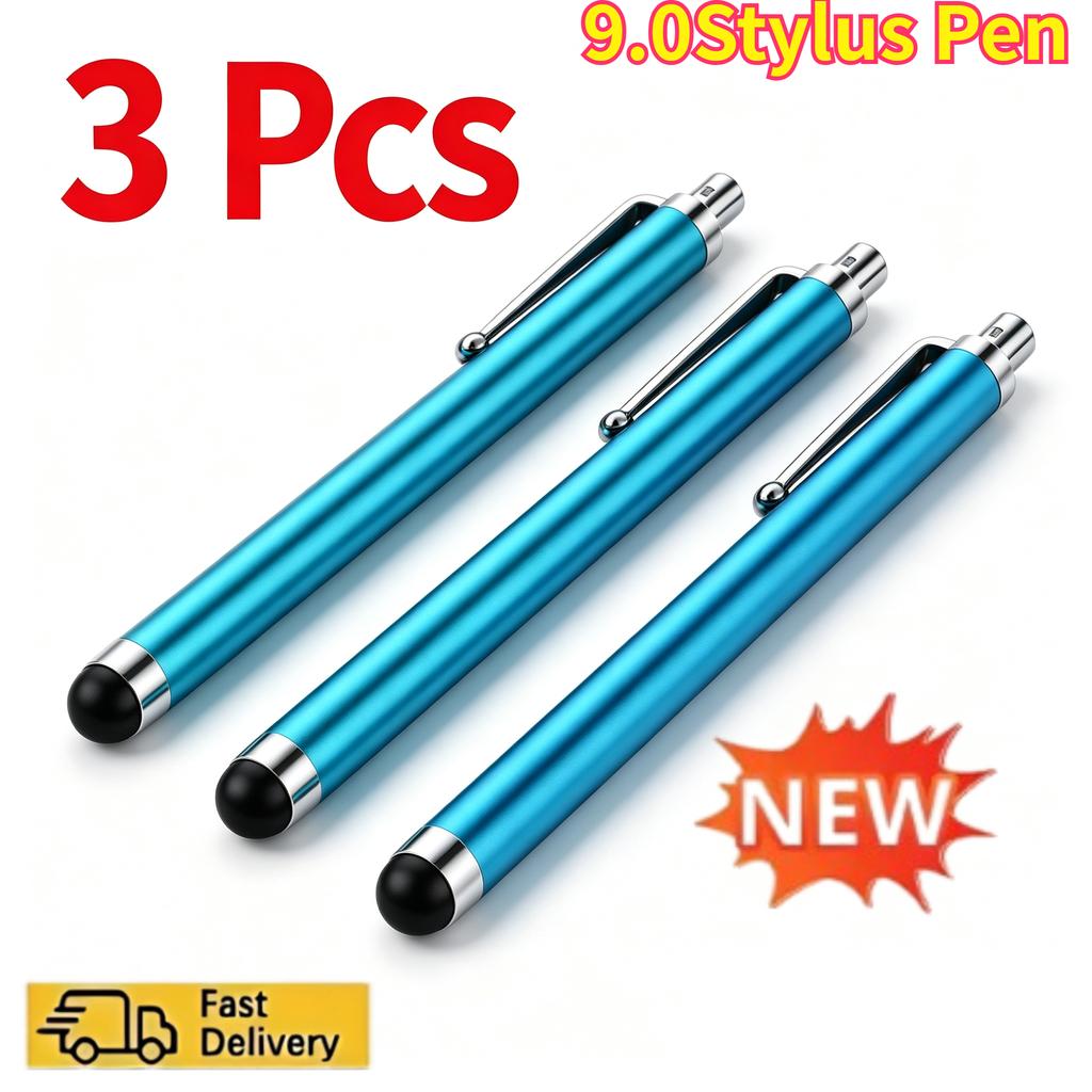 1/10/20PCSpack of Universal Metal Capacitive Pens Random Colored Touch Pens Mobile Phone Tablet and IPad Touchscreen Styluses 6