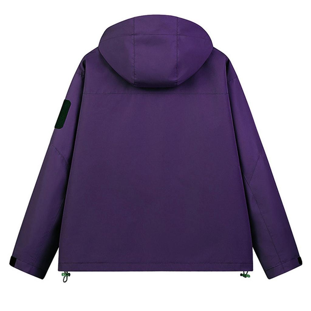 Unisex Autumn Casual Sports Windproof Jacket Zipper Workwear Jacket