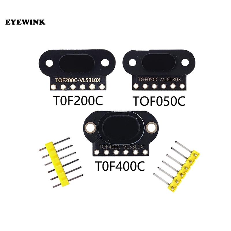 TOF050C 200C 400C Laser Ranging Sensor Module TOF Time-of-flight Distance IIC Output for Arduino VL6180 VL53L0X VL53L1X