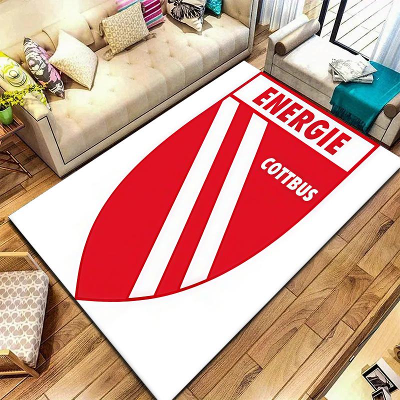 Energie Cottbus Carpet Rug for Living Room Bedroom Home Sofa Decoration,Kids play Nonslip Floor Mat